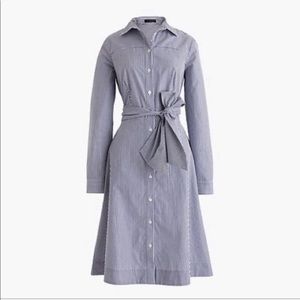J Crew striped shirt dress 0